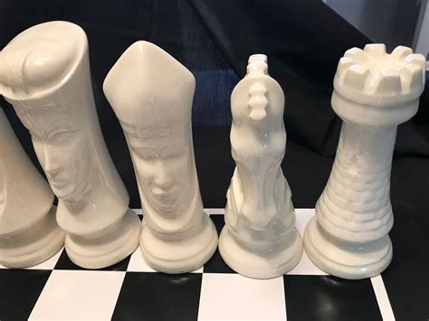 Extra Large Traditional Chess Set By Hk Enterprise Hand Made Etsy