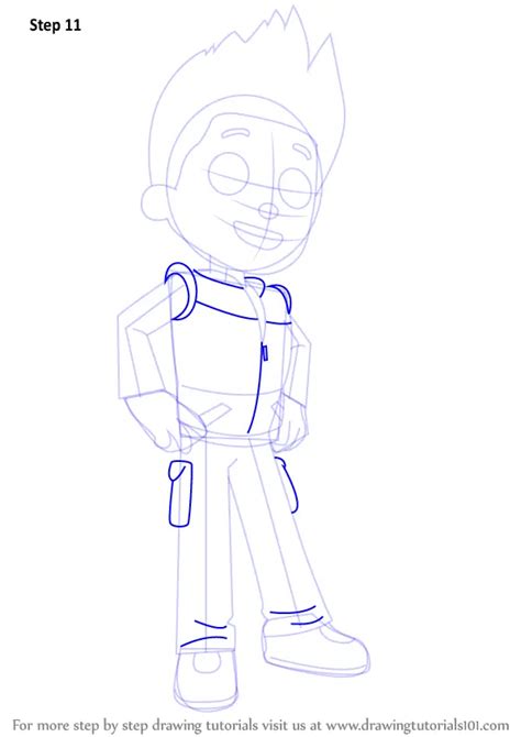 Learn How To Draw Ryder From Paw Patrol Paw Patrol Step By Step