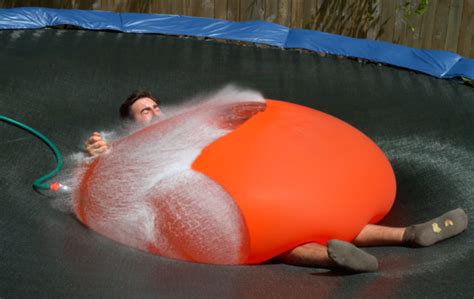 This Giant Water Balloon Bursting In Slow Motion Is