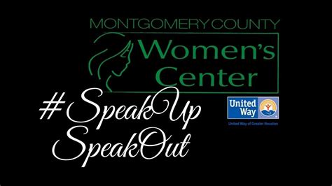 Montgomery County Womens Center Speakupspeakout Youtube