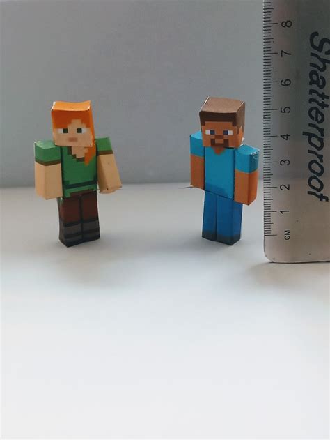 Pixel Papercraft Trailer Steve And Alex