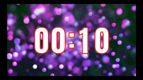 10 Second Countdown Timer With Music Simple And Clean Youtube