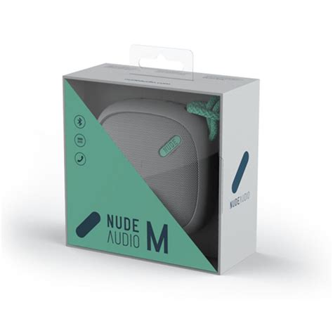 Disc Nude Move Medium Portable Universal Bluetooth Speaker Grey At