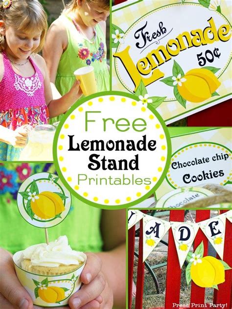 free lemonade stand printables printable templates free