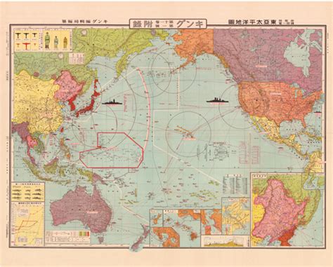 1934 Great East Asia And Pacific Map — Story Of Hawaii Museum
