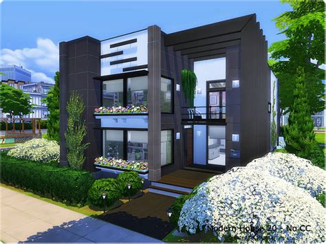 The Sims Resource Modern House 20 No Cc