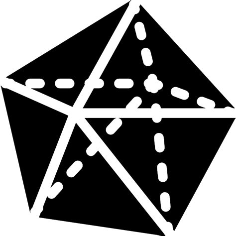 Dodecahedron Geometry Vector Svg Icon Svg Repo