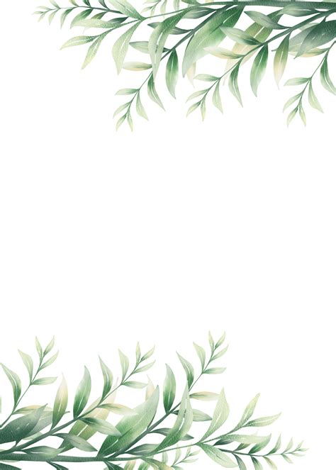 Green Watercolor Leaves 11660329 Png