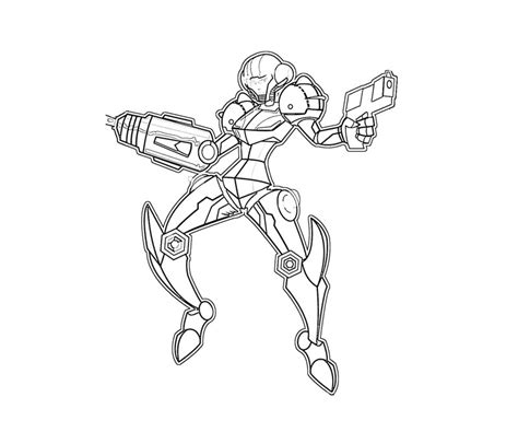 Samus is the … 6 months ago. #13 Samus Aran Coloring Page