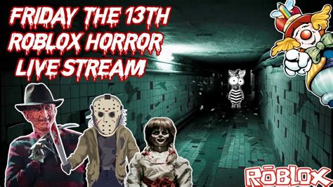 🔴 Live Friday The 13th Horror Roblox Live Stream Youtube