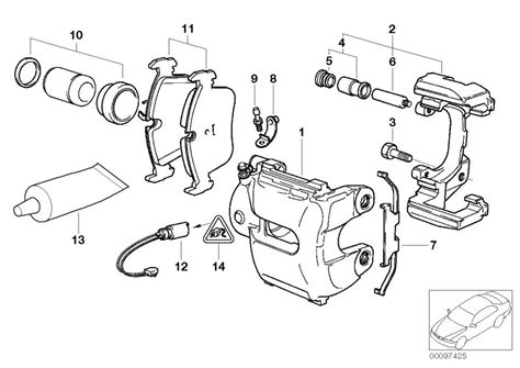 Before you drive with your new brake pads. 34116763995 - Repair set brake caliper. Rear, wear, sensor - Genuine BMW Part