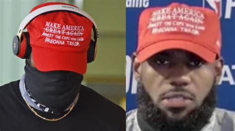 Lebron James Wears Fake Maga Hat To Demand Justice For Breonna Taylor Nba Ratings Continue To