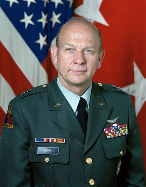 Portrait Of Us Army Maj Gen Paul E Funk Uncovered Nara