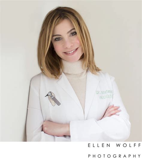 Doctor Headshot In White Lab Coat Ellen Wolff Photography