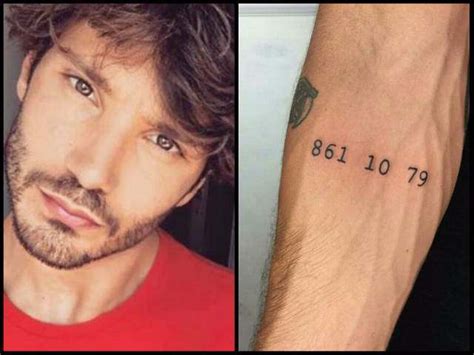 El número 3 también se relaciona con el arte, el humor, la energía, el crecimiento, y la espontaneidad. Stefano De Martino, il tatuaggio è un numero di telefono ...