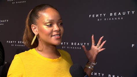 Rihanna Talks New Fenty Beauty Line At Nyfw Video Dailymotion