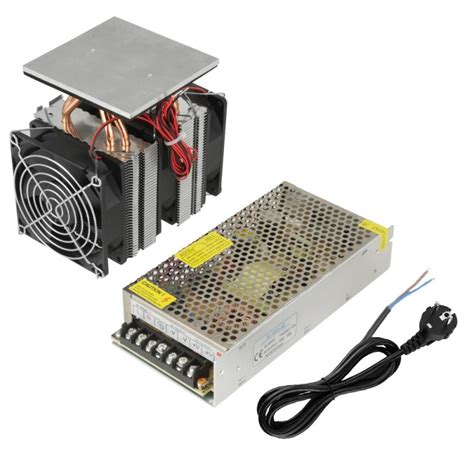 4chip semiconductor refrigeration machine cooler radiators air cooling device. 12V 120W Electronic Semiconductor DIY Refrigerator Cooler ...