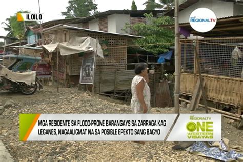 One Western Visayas Mga Residente Sa Flood Prone Barangays