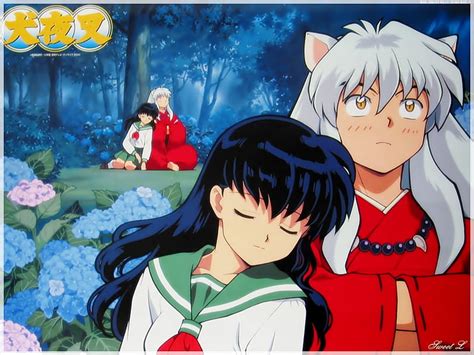 1366x768px 720p Free Download Inuyasha And Kagome Forest Female