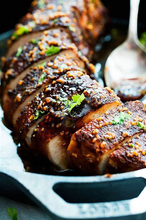 Vegetable oil, salt, pepper, pork tenderloin, garlic powder, parsley and 10 more. The Best Baked Pork Tenderloin Recipe Ever | Pork tenderloin recipes, Tenderloin recipes, Pork glaze