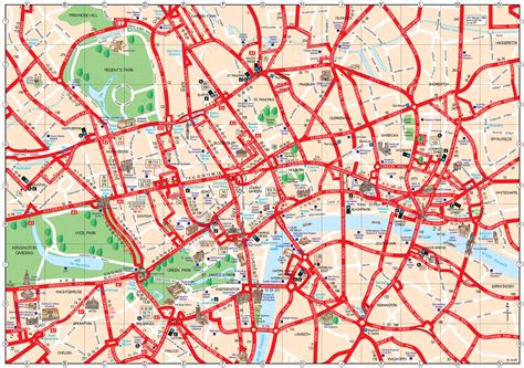 London Tourist Map Printable