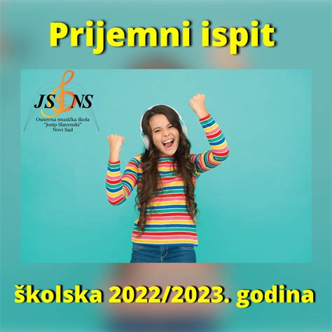 Prijemni Ispit Za školsku 20222023 Godinu Josip Slavenski
