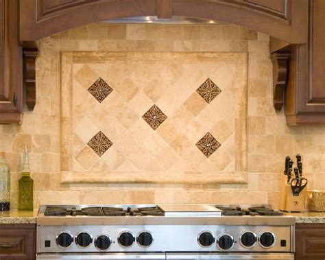 Tumbled Marble Backsplash Pictures Tumbled Stone Backsplash Tiles Kitchen Tiles Design The
