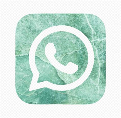 Whatsapp logo icon on the background of aesthetic neon shapes 3d. HD Green Marble Aesthetic Whatsapp Wa Logo Icon PNG | Citypng