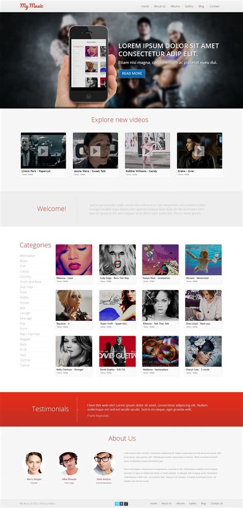Joomla Theme Music Store Joomla Templates Joomla Website Template
