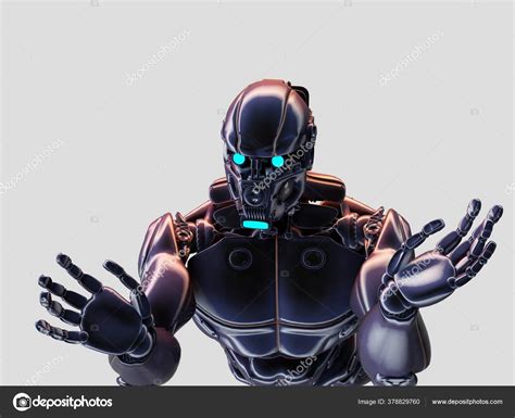 Robot White Background Render Stock Photo By ©iurii 378829760