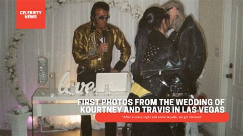 First Photos From The Wedding Of Kourtney And Travis In Las Vegas