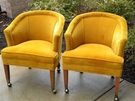 Sprintz furniture is a local furniture store, serving the nashville, franklin, and greater tennessee area. Pair of Midcentury Barrel Chairs on Casters in by ...