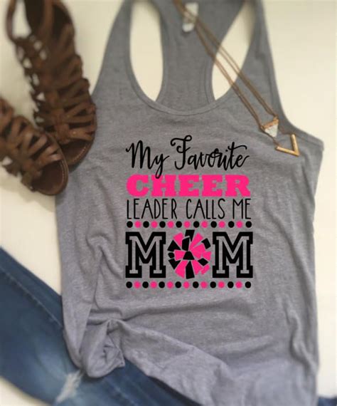 Baseball games all day are no problem with this adorable muscle tank! Cheerleading mom shirt, cheerleading shirt, cheer life ...