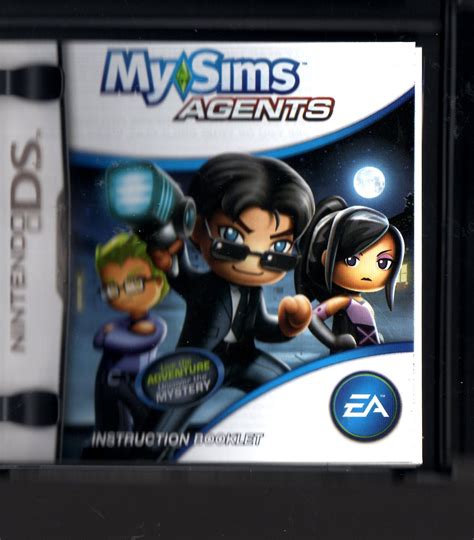 my sims agents nintendo ds 2009 complete cartridge manual case video games
