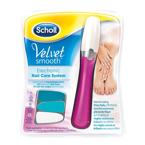 Scholl Velvet Smooth™ Kit Soin Des Ongles électronique Pink Scholl Ch