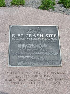 B-52 Crash Site Historical Marker