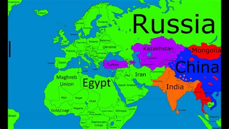 Afro Eurasia Map
