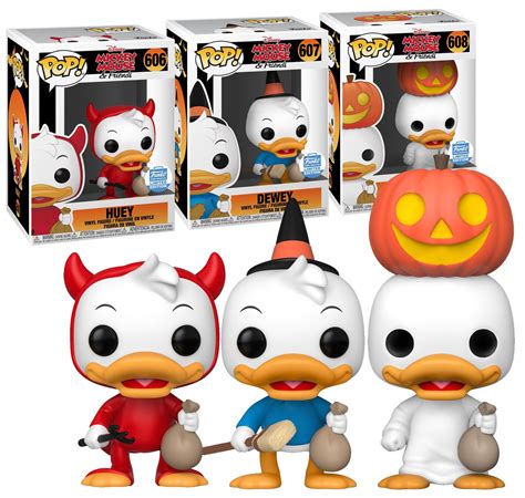 Funko Pop Disney Mickey Mouse And Friends Huey Dewey And Louie
