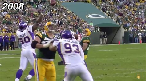 Aaron Rodgers Best Throw From Each Season Youtube