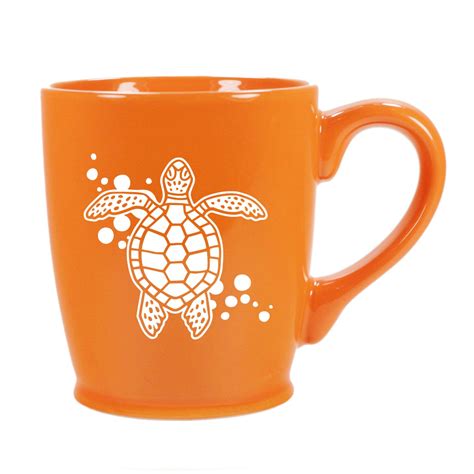Turtle Mug Mugs Rustic Mugs Ceramic Coffee Cups