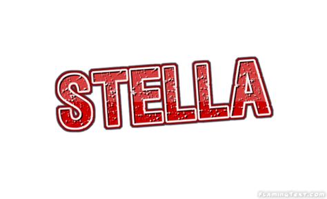 Stella Logo Herramienta De Diseño De Nombres Gratis De Flaming Text