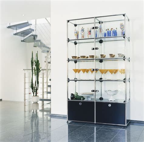 Usm Haller Glas Shelving And Showcases Sectional Glass And Steel