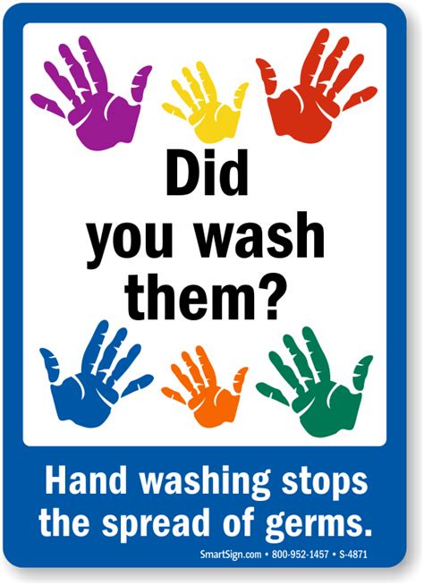 Hand Washing And Hand Hygiene Signs Are In Stock And Will Ship In One Day