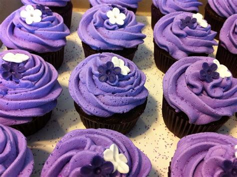 Purple Cupcake Purple Cupcakes Desserts Cupcakes