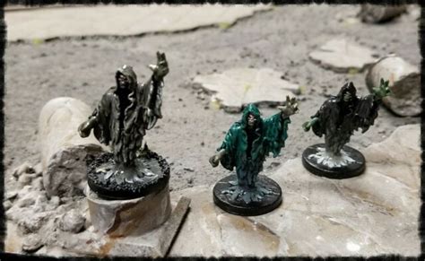 Set Of 3 Dungeon And Dragons Wraith 28mm Scale Very Well Painted Ebay