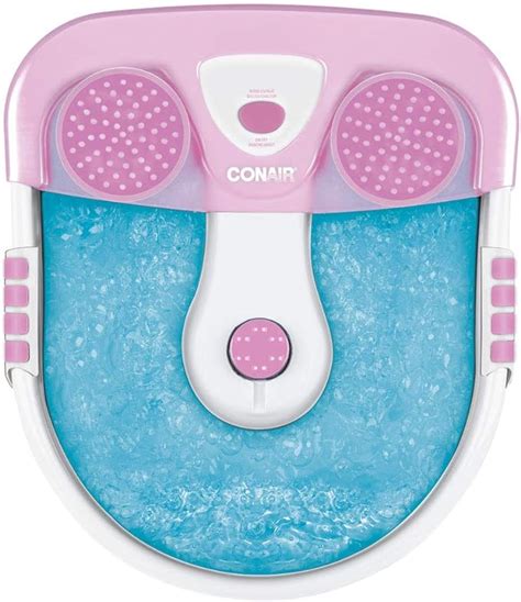 conair foot pedicure spa with massaging bubbles pink white fb27c amazon ca health