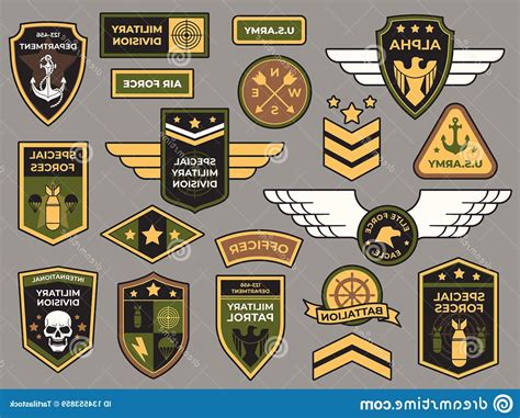 Military Insignia Vector At Collection Of Military