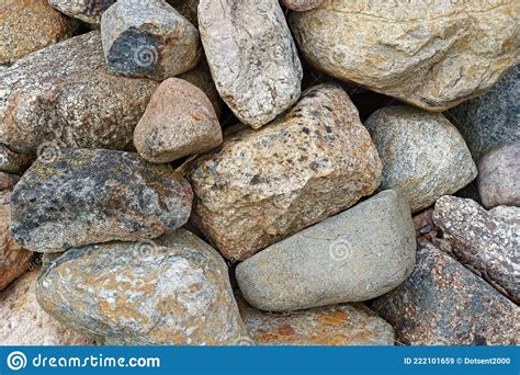 Pile Of Boulders Stock Image Image Of Mess Grey Heap 222101659