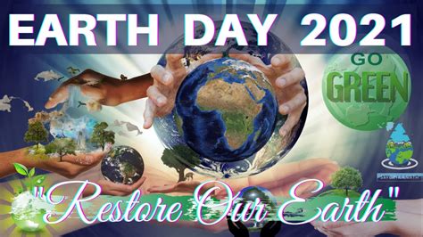 World Earth Day 22nd April 2021