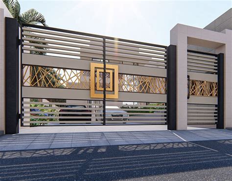 MODERN GATE DESIGN On Behance Home Gate Design House Gate Design